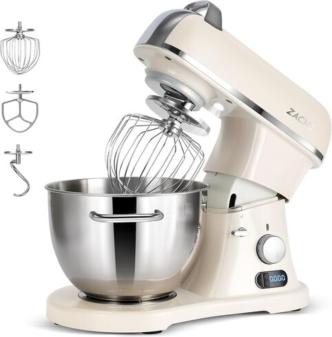 8.4QT Commercial Stand Mixer 800W with Aluminum Die Casting Meets the Standard of NSF/ANSI 8-2023, Mixers Kitchen Electric Stand Mixer with Stainless Steel 8L Bowl, Dough Hook, Whisk and Beater in Kuwait