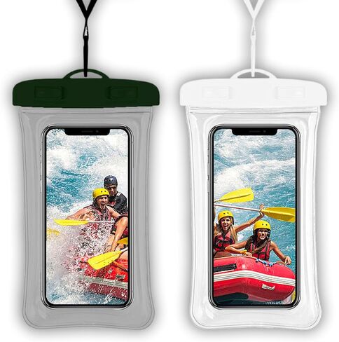 Gartmost 7 Pcs Waterproof Phone Pouch, Universal IPX8 Floating Waterproof Cell Phone Case Dry Bag, Compatible with Most Cell Phone on Market, Waterproof Phone Protector for Beach Swimming in Saudi Arabia