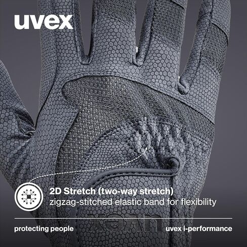 Uvex i-Performance 2 Horse Riding Gloves, Stretchable, Breathable & Touchscreen Capable Equestrian Gloves with Extreme Durability for Women & Men in Saudi Arabia