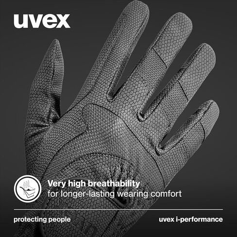 Uvex i-Performance 2 Horse Riding Gloves, Stretchable, Breathable & Touchscreen Capable Equestrian Gloves with Extreme Durability for Women & Men in Kuwait