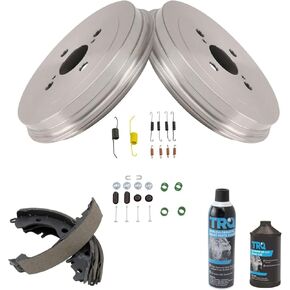 Rear Brake Drums Shoes & Hardware Kit with Chemicals Compatible with Scion xA xB in Saudi Arabia