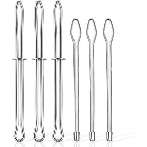 6Pcs Bodkin Sewing Tool, Replacement Drawstring Threader ToolAuxiliary Threader Clip for Hoodies Shorts Pants, Easy to Use Sewing Clips & Auxiliary Clips for DIY Projects, Silver in Kuwait