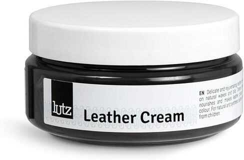 Lutz Leather Cream Regenerating Leather Cream Revives Leather Shoes, Bags, Jackets and More Leather Cream in Many Colours 100 ml (3.38 fl. oz.) Made in Europe, 111 - Bordeaux - Bordeaux, 3.38 fl. Oz in Kuwait