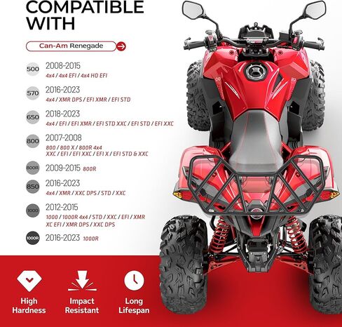 ATV Rear Rack Compatible with 2007-2023 Can-Am Renegade All Models Steel Rack Black Electrophoresis in Saudi Arabia
