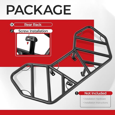 ATV Rear Rack Compatible with 2007-2023 Can-Am Renegade All Models Steel Rack Black Electrophoresis in Saudi Arabia