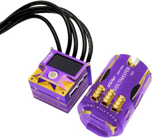 Furitek SlideVolt Combo Royal يستخدم لـ RC 1/10 Drift - سيارة التحكم عن بعد، سيارة RC Drift 1/10 أجهزة إلكترونية محسنة مع ESC ومحرك (منتصف الليل (FUR-2656)) in Kuwait