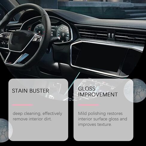 Polishing Cleaner,Car Interior Protectant Spray,100ml Car Interior Detailer Spray With Iron Cans,Easy to Use,Can be Used in Multiple Places(3Pcs) in Saudi Arabia