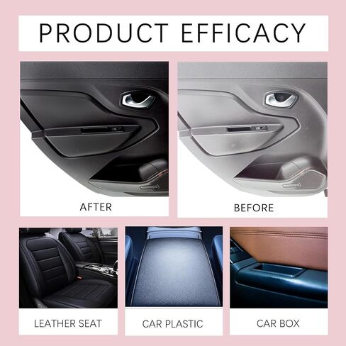 Polishing Cleaner,Car Interior Protectant Spray,100ml Car Interior Detailer Spray With Iron Cans,Easy to Use,Can be Used in Multiple Places(3Pcs) in Saudi Arabia