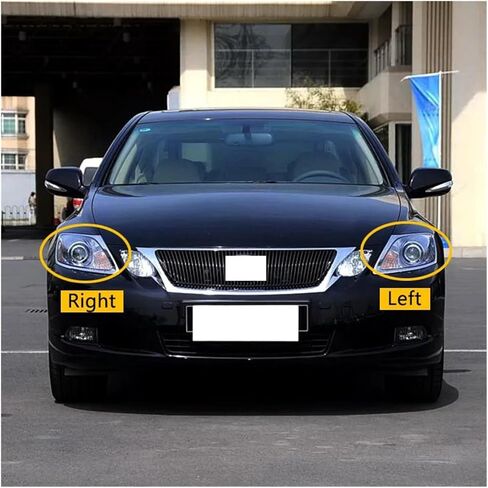 Compatible For Lexus GS300 GS430 GS450h GS460 2005~2011 Headlight Cover Transparent Lampshade Lamp Shade Replace Lens(Left and Right) in Saudi Arabia