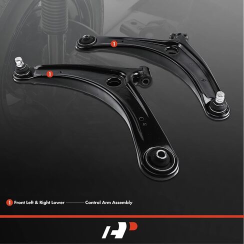 A-Premium 2 x Front Lower Control Arm, with Ball Joint & Bushing, Compatible with Mitsubishi Outlander 2007-2014, Outlander Sport 2011-2017, Lancer 2008-2017, RVR 2011-2017 in Saudi Arabia