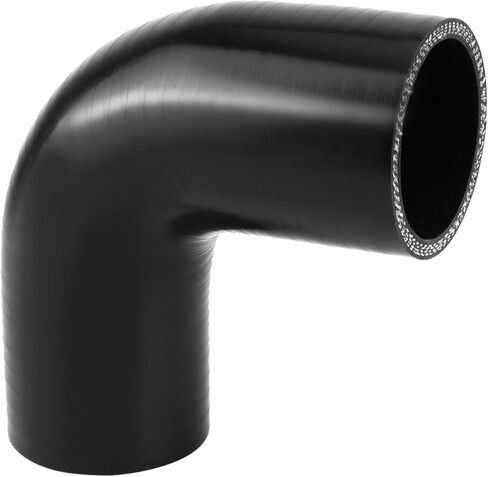 QWORK 90 Degree Elbow Silicone Hose, 2" ID 4-Ply Reinforced Silicone Hose for Turbo, Intercooler and Intake, 4" Long in Saudi Arabia