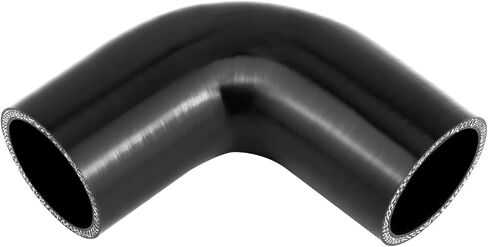 QWORK 90 Degree Elbow Silicone Hose, 2" ID 4-Ply Reinforced Silicone Hose for Turbo, Intercooler and Intake, 4" Long in Saudi Arabia