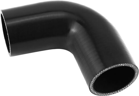 QWORK 90 Degree Elbow Silicone Hose, 2" ID 4-Ply Reinforced Silicone Hose for Turbo, Intercooler and Intake, 4" Long in Saudi Arabia