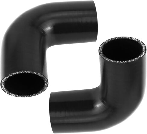 QWORK 90 Degree Elbow Silicone Hose, 2" ID 4-Ply Reinforced Silicone Hose for Turbo, Intercooler and Intake, 4" Long in Saudi Arabia