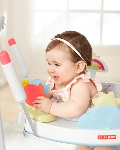 Skip Hop Baby Activity Center: Interactive Play Center with 3-Stage Grow-with-Me Functionality, 4mo+, Silver Lining Cloud in Kuwait
