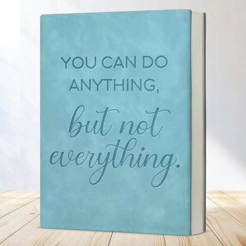 Inspirational Notebook Writing Journal Motivational Gift for Women Men Friends Coworkers-Blue in Saudi Arabia