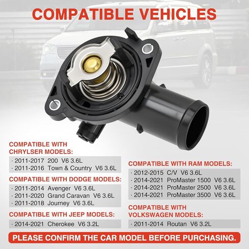 Nilight Thermostat Housing Assembly Compatible with Honda Accord 2003-2007 Element 2003-2011 Engine 2.4L L4 Coolant Thermostat Housing for Car 19301-RAA-A02 19301RAAA02 19301-RAA-A01 19301-R40-A01 in Saudi Arabia