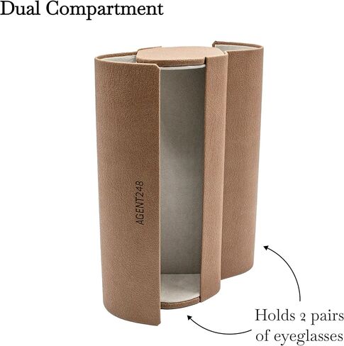 Eyeglass and Sunglass 2-Compartment Travel Case in Saudi Arabia