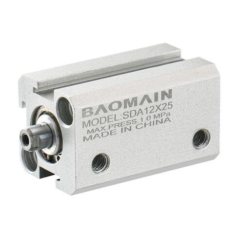 Baomain Compact Thin Air Cylinder SDA 25X35 25mm Bore 35mm Stroke M5 Port in Saudi Arabia