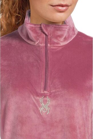Spyder Women's Shimmer Bug Half Zip T-Neck Ski Base Layer in Kuwait