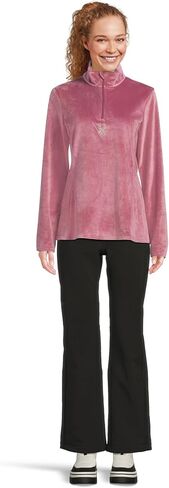 Spyder Women's Shimmer Bug Half Zip T-Neck Ski Base Layer in Kuwait