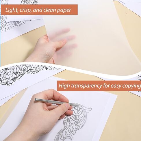 Leather Scriber Pen, Pointy Picker Pen with Carving Pattern Description Paper Professional Leather Crafting Tools Scriber Pens for Carving, Modeling, Line Description, Wallet Making in Kuwait