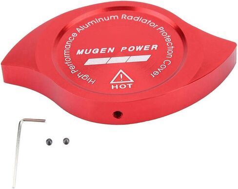Car Radiator Cover Replacement Car Modification Aluminium Decorative Covers (Red) in Saudi Arabia