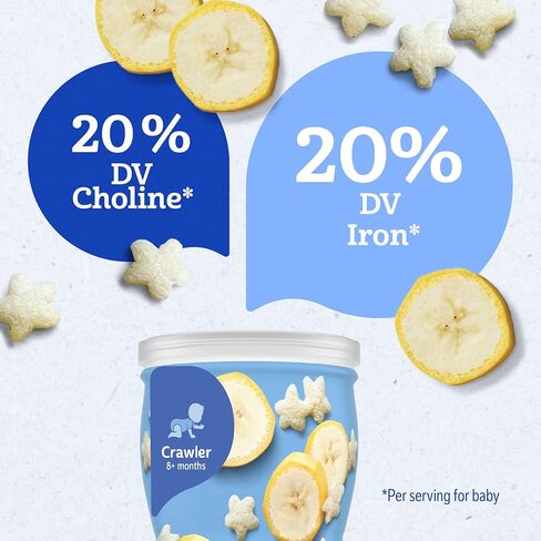 Gerber Baby Snacks Puffs, Strawberry Apple, 1.48 Ounce (Pack of 6) in Kuwait