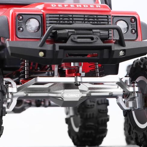 GLOBACT +10mm Diamond Portal Axles with Double Servo Mount & Links for TRX4M 1/18 RC Crawler Upgrade(Silver) in Saudi Arabia