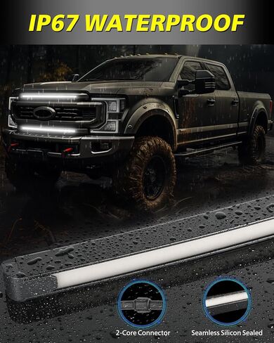 Dual 36.6" DRL LED Grille Lights Kit for 2017-2022 Ford F-250 Super Duty Front Grill Accent Light Bar Position Marker Grill Lights for Ford F250 Platinum XL XLT Lariat Limited King Ranch in Saudi Arabia