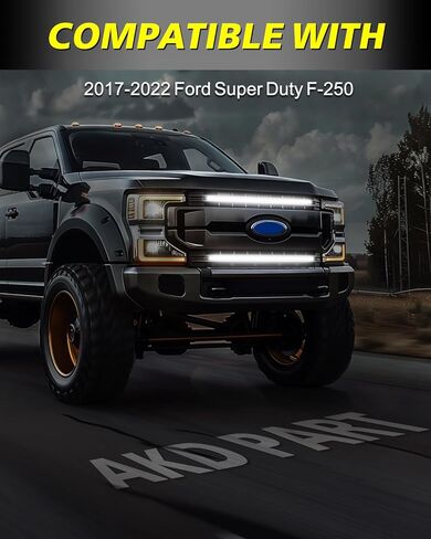 Dual 36.6" DRL LED Grille Lights Kit for 2017-2022 Ford F-250 Super Duty Front Grill Accent Light Bar Position Marker Grill Lights for Ford F250 Platinum XL XLT Lariat Limited King Ranch in Saudi Arabia