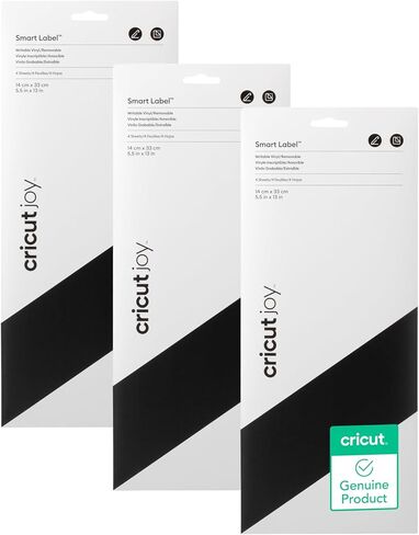 Cricut Black 5.5in x 13in Smart Removable Vinyl (3-pack) for Cricut Joy Machine in Saudi Arabia