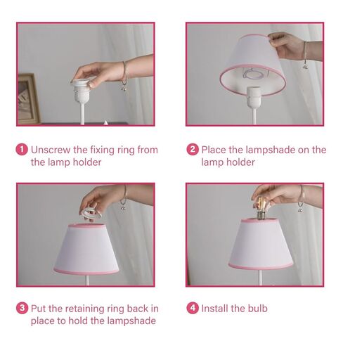 SUREYOND Unicorn Lamp for Girls,Unicorn Table Lamp,Kids Lamps for Bedrooms Girls with E26 Blub & Shade,Unicorns Gifts for Girls,Apply to Unicorn Room Decor for Girls Bedroom in Kuwait