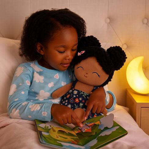 Soft Baby Doll Toys (16'') Baby Rag Doll for Girls Birthday Gift Christmas Plush Toys Gift for Toddler Kids (Pink) in Saudi Arabia