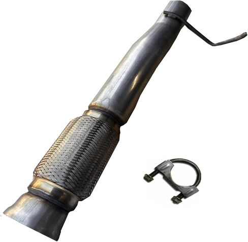 أنبوب عادم مرن من Excel - استبدال أنبوب مرن مناسب بشكل مباشر/متوافق مع GMC Sierra 1500 2009 2010 2011 2012 2013، 4.3L / 5.3L- متوافق مع EPA in Kuwait