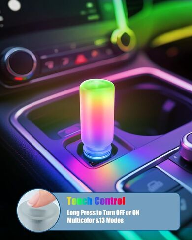 أضواء USB LED تعمل باللمس عكس الضوء الرجعية USB للسيارة، لمبة إضاءة USB صغيرة للإضاءة المحيطة لغرفة نوم السيارة وحفلات الكريسماس والتخييم في الردهة، أحمر 2 حزمة in Kuwait