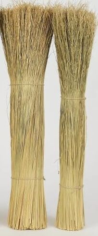 Natural and Dyed/Colored Broomcorn Hurl for Broom Making and Crafting (Natural, 20 Inch) in Saudi Arabia