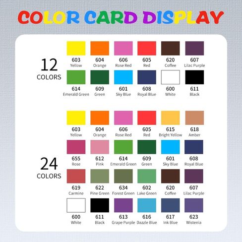 Acrylic Paint Markers for Adults | 12 Colors Brush Tip | Washable Coloring Marker | Drawing Pen on Paper, Wood, Canvas | Erasable on Glass | DIY Crafts Back-to-school Art Supplies in Saudi Arabia