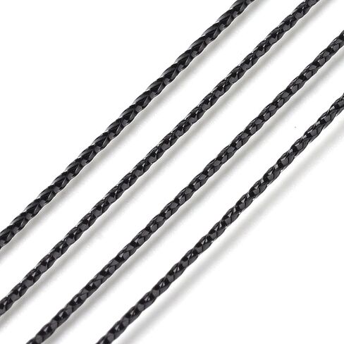 109 Yards Metallic Cord Non Stretch Tinsel String 1mm Shiny Braided Thread for Jewelry Box Present Wrap Ribbon Jewelry Craft Making, Goldenrod in Saudi Arabia