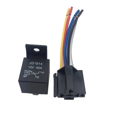 12 فولت 40A أمبير 5 SPDT سيارة شاحنة السيارات السيارات مرحل السيارة مع 5 دبوس المقبس 5 أسلاك لمروحة المصباح تكييف الهواء in Kuwait