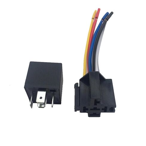 12 فولت 40A أمبير 5 SPDT سيارة شاحنة السيارات السيارات مرحل السيارة مع 5 دبوس المقبس 5 أسلاك لمروحة المصباح تكييف الهواء in Kuwait