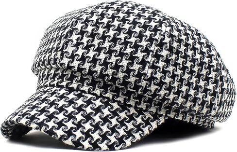 Nanwansu Women's Newsboy Cap Retro Plaid Octagonal Hat Outdoor Sun Hats Casual Cap Painter Hat for Women Paperboy Beret Caps in Kuwait