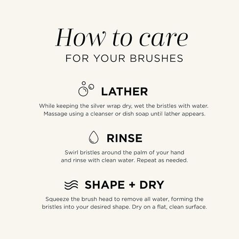 HALEYS Brilliant Powder Brush, Soft, Streak-free, Perfect Blending, Buff, Blurs, Smooths, Control, Precision, Complexion tools, For powder, setting powder, blush, Vegan, Cruelty-free, Sustainable Wood in Kuwait