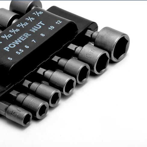 14-Piece Hexagonal Handle Drive Socket Set for Electric Drills & Screwdrivers – Durable Steel Quick-Change Adapters with Secure Grip in Saudi Arabia