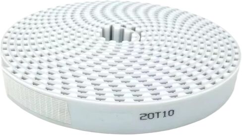 T10 عرض أحزمة التوقيت المفتوحة 25/30/40/50 مم حزام PU 1 قطعة (40 مترًا، T10 White_40MM) in Saudi Arabia