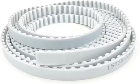 T10 عرض أحزمة التوقيت المفتوحة 25/30/40/50 مم حزام PU 1 قطعة (40 مترًا، T10 White_40MM) in Saudi Arabia