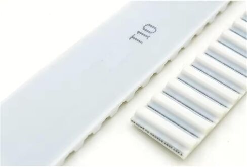 T10 عرض أحزمة التوقيت المفتوحة 25/30/40/50 مم حزام PU 1 قطعة (40 مترًا، T10 White_40MM) in Saudi Arabia