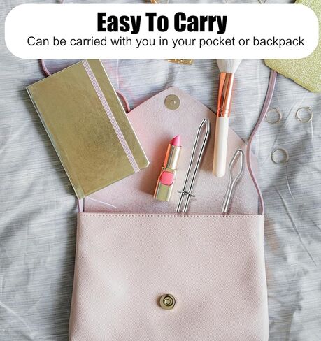 6Pcs Bodkin Sewing Tool, Replacement Drawstring Threader ToolAuxiliary Threader Clip for Hoodies Shorts Pants, Easy to Use Sewing Clips & Auxiliary Clips for DIY Projects, Silver in Kuwait