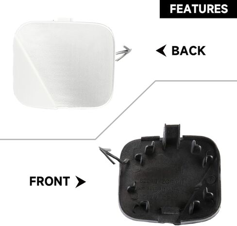 Front Right Bumper Tow Hook Cover Cap for Nissan Altima 2016-2018 | Durable and Sturdy | 622A09HS0A | Tow Hook Eye Hole Cover Cap in Saudi Arabia