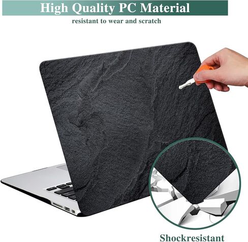 Funut متوافق مع جراب Crocodile MacBook Pro 14 بوصة 2025-2021 M4 M3 M2 M1 A3185 A3401 A3112 A2992 A2918 A2779 A2442، Pro 14 بوصة M4 غطاء جلد التمساح الصلب وغطاء لوحة المفاتيح، أحمر in Kuwait